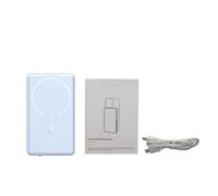 Jiawu Selfie Monitor Screen, Transparent Rear Camera, Magnetic Connection, Remote Control for Vlog Livestream, Portable Design for ASMR Silent Scenes (Blue)