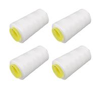 Jiawu Serger Thread, 4 Piece Premium Polyester Thread Sturdy Wear Resistant Polyester, Sewing Machine with Hand Use for Quilting Serger Overlock Household Crafts