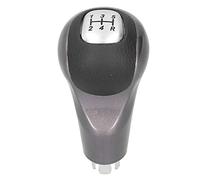 Jiawu Shift Knob, 5 Speed Gear Number Display Smooth Shifting Gear Shifter, Shift Stick with Artificial Leather Grip for 2006 2007 2008 2009 2010 2011 DX EX LX Models (A(Silver))