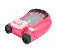 Jiawu Simulation Racing Car Toy Speed Adjustment Steering Wheel Racing Game Console for Kids Exciting Sound Effects Plastic Electronic Components 14.17 X 10.24 X 5.91in (Pink)