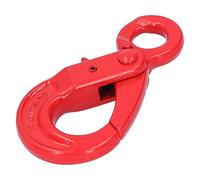 Jiawu Slip Hook Safety Lock, 1.12T Working Tension Lifting Hook, Eye Type Self Locking with Enlarged Opening for Factory Port Construction Equipment Shifting