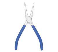 Jiawu Snap Ring Pliers, 4pc Set 2 Straight 2 Bent Internal External Circlip Pliers with Sprengring Dip-Coated Handles Internal Reset Spring for Automotive Mechanical Repair
