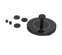 Jiawu Solar Fountain Automatic Floating Solar Powered Pump for Pond Bird Baths 7V Monocrystalline