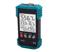 Jiawu Solar Panel Tester, 2000W 90V 40A MPPT Solar Power Meter, Photovoltaic Multimeter with Backlight LCD Screen Data Hold for Residential Commercial Systems Analysis