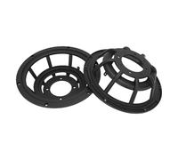 Jiawu Speaker Cast Aluminum Frames 2pcs, Long Service Life, Suitable for Speaker DIY Production and Repair, Beginners Friendly