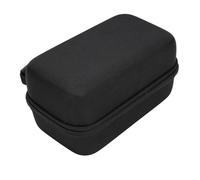 Jiawu Speakers' Storage Case with Robust Zipper Design and Portable Handle, for Outdoor Travel and Outdoor Events (Black)