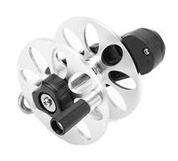 Jiawu Speargun Reel, Aluminum Alloy Spearfishing Reel with Foldable Handle, Adjustable Tension Knob, for Speargun Accessories