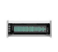Jiawu Spectrum Analyzer with VFD Display and Bluetooth 5.0 Receiver for Music Enthusiasts Stylish Metal and Acrylic Design