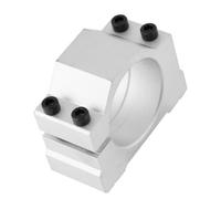 Jiawu Spindle Motor Mount Bracket Clamp, Cast Aluminum CNC Engraving Machine Holder, 52mm 65mm Inner Diameter Motor Bracket Clamp with Sand Blasted Smooth Surface for 3D Printing CNC (52MM)