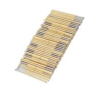 Jiawu Spring Test Probe, 100pcs Cone Head 3A Current Rating Test Probe Replacement with PCB Testing Tools for Gold Fingers Connectors and Pads