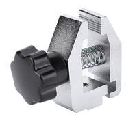 Jiawu Stainless Steel Jaw Clamp Thrust Tension Meter Clamp for Tensile Test, 500N Max Load, 3.5mm Opening, High Strength Fixture for Rubber Cable Paper Plastic Film Testing