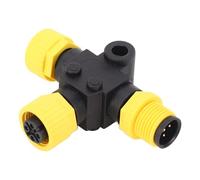 Jiawu Starting Backbone Cable Connector for NMEA 2000 Stable Connection of T Waterp Tips for the Use of Marine Lawyers (Yellow)