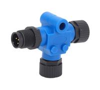Jiawu Starting Backbone Cable Connector for NMEA 2000 Stable Connection of T Waterp Tips for the Use of Marine Lawyers (Blue)