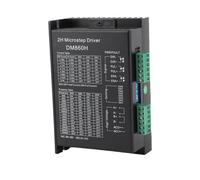 Jiawu Stepper Motor Drive, 2.4-7.2A Driving Current Digital Signal Processing High Speed Processor Stepper Motor Controller, NEMA23 Drive with Optical Isolation Signal Input
