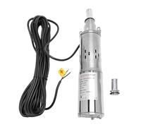 Jiawu Submersible Deep Well Solar, DC 36V 340W Stainless Steel Agricultural Irrigation Screw Pump, 196ft Lift, 6.6GPM Flow, Solar Water Circulating System