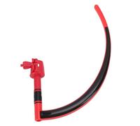 Jiawu Swing Trainer, Rubber Curved Portable Swing Training Stick, Adjustable Grip Trainer with Dual Color Visual Guidance for Beginners Practice, Posture Improvement (Red)