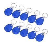 Jiawu T5577 Rewritable IC Card Key 10PCS Blank 125kHz UID Key Fobs Non Contacting Keychain for Access Control Elevator Public Transport