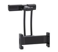 Jiawu Tablet Holder for Car, Extendable Arm 360 Degree Rotation Car Tablet Mount, Headrest Holder with Adjustable Extension Arm for 4.7 to 12.9 Inch Devices Back Seat SUVs