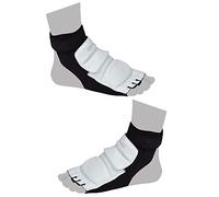 Jiawu Taekwondo Foot Protector, 1 Pair Breathable Slip Resistant Impact Reduction Sparring Foot Protector, Karate Boxing Guard with Hollow Design for Taekwondo Karate Muay Thai (L 36-37)