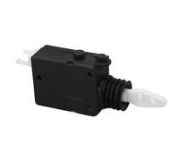 Jiawu Tailgate Lid Boot Lock Actuator 6615.02 Engine Centralisation Lock for 106 205 309 405 605 Partner, 2 Pin Rear Trunk Central Motor Replacement, Durable ABS Door