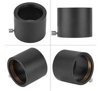 Jiawu Telescope Adapter Drum, Aluminum Alloy M48x0.75 Telescope Mount Adapter, 2 Inch Drum with Side Clamping Screw for Cassegrain Eyepiece