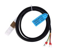 Jiawu Temperature Humidity Sensor, High Accuracy Self Calibrating Digital Hygrometer Thermometer, Industrial Environmental Monitor with Copper Plastic Housing for Agricultural (#2)