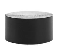 Jiawu Tennis Racket Tape, 5M PU Protective Head Guard for Squash Racquet, Flexible Racket Head Protection Tape with Adhesive Edge Fit for Sports Gear, Badminton, Tennis (Black)