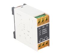 Jiawu TG30 3-Phase Phase Sequence Relay Failure Loss Protection 220-380VAC for Motor Protection, Voltage Imbalance & Loss Detection, DIN Rail Mount