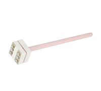 Jiawu Thermocouple, S Type 0~1300℃ Rhodium Temperature Sensor Probe, High Accuracy Industrial Temperature Probe with 99 Corundum Porcelain Tube for Air Conditioning Power Plant
