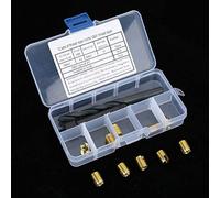 Jiawu Thread Repair Kit, 12pcs M6x1 Self Tapping Vibration Resistant No Pre Tapping Required Thread Repair Tool, Self Insert with Twist Drill Bit Installation Tool for