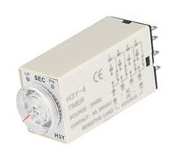 Jiawu Time Relay, 24VDC H3Y-4 Delay Timer Control Switch with High Accuracy Anti-interference, 14-Pin Socket Base for Automatic Control, Remote, Communication, Mechatronics (30S)