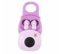 Jiawu Translation Earbuds, Compact Design, HiFi Stereo Sound, 144 Languages, 5.4, Real-time Voice Translator for Daily Conversations (Purple)