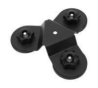 Jiawu Triple Suction Cup Camera Car Mount Holder, Tripod Window Windshield Dash Dashboard Inside Outside Sucking Attach Accessories for Action Camera/Phone Holder,1/4" 3/8" Threads