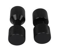 Jiawu Two Hole Pins Set, 1 1/8in Hardened Aluminum Threaded 2 Hole Flange Alignment Pin, Flange Alignment Pin Set with Textured Surface for ASME 150LB Flanges From 1/2in to 14in