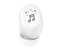 Jiawu Unilateral Wireless Bluetooth Headset, Single Ear Wireless Headset with Touch Control, BT 5.0, 3H Playtime, IPX4, Dual Ear Interconnection, 8mm Dynamic Driver (White)