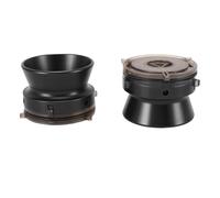 Jiawu Universal Adapters of Nab Locatable Alliame Alliame of Sustainable 1/4 10 Inch Alloy Alloy For the Windlift with Coil to Coil, Studer B67, 2 Pack (Black)