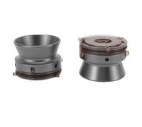 Jiawu Universal Adapters of Nab Locatable Alliame Alliame of Sustainable 1/4 10 Inch Alloy Alloy For the Windlift with Coil to Coil, Studer B67, 2 Pack (Gray)