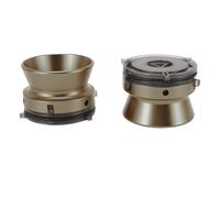 Jiawu Universal Adapters of Nab Locatable Alliame Alliame of Sustainable 1/4 10 Inch Alloy Alloy For the Windlift with Coil to Coil, Studer B67, 2 Pack (Bronze)