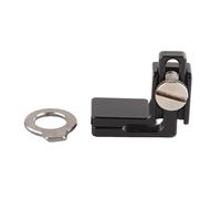 Jiawu Universal Cable Clamp, Aviation Aluminum Firm Split Design Prevent Looseness Aluminum Alloy Camera Cage Cable Clamp, Fixed Photography Equipment Parts with Round Flat Wrench for