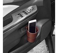 Jiawu Universal Car Cuphalter Resistant Colorfast Pirect Box for Hanging Air for the Ventilation Expulsion Bottle, for Storing Drinks or Mobile Phones on the Street (Brown)