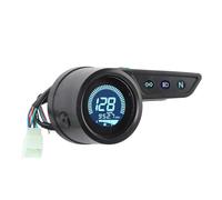 Jiawu Universal Motorcycle -tim -tim Tachometer Tachometer LCD Kilometer Counter Strong Shock tight for Different Models ABS Metal