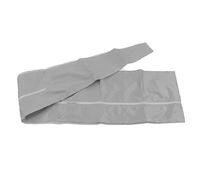 Jiawu Universal Portable Air Conditioner Window Sealing Cloth Kit, Silver Grey AC Baffle Frame Seal with Adjustable Coupler for Casement, Easy Install, 210D (3 Meter / 9.8ft)