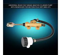 Jiawu Universal Rear Brake Cylinder Pump Completely New Aluminum Hydraulic Pump Suitable for a Dirty ATV Bike, Professional, Excellent Braking Efficiency for an Easy Installation Process