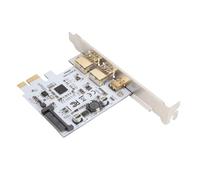 Jiawu USB 3.2 GEN1 2 Port Adapter High Performance 5Gbps Expansion Card for Efficient File Transfers Resin Whiteboard