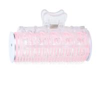 Jiawu USB Portable Hair Roller for Bangs, Mini Electric Hair Curler Styling Tool, Strong Adhesion No Damage, Various Charging Methods for Home and Travel (Pink)