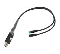Jiawu USB Programming Cable, Speed Limit Release Wheel Diameter Setting for M600 M510 M500 Mid Drive Motor, Electric Bike Motor Programming Cable with Storage Box for CAN