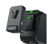 Jiawu V Mount Battery Adapter 100W Power Tool Converter with Dual DC Ports for Various Devices on the Go, Made of ABS