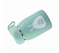 Jiawu Vakuum -Tidor Bottle with a Sweet Test, Portable Cup for Hot Drink (Green)
