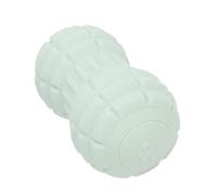 Jiawu Vibrating Massage Roller, 4 Speed Noduled Ergonomic Peanut Massage Ball, Double Lacrosse Ball with Timer and Type C Rechargeable for Myofascial Release, Muscle Recovery, (Green)