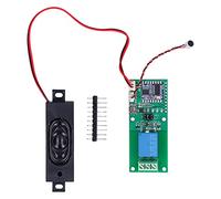 Jiawu Voice Recognition Module, 32bit RISC 240MHz Custom Wake Word Voice Control Module, Intelligent Chip with USB Powered for Smart Home Appliances IoT Automotive Security Lighting